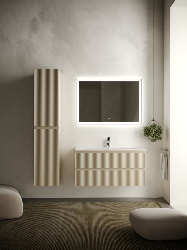Тумба под раковину Sancos SNOB R SNR100CE 99,5х44,5х50 настенная - фото 2